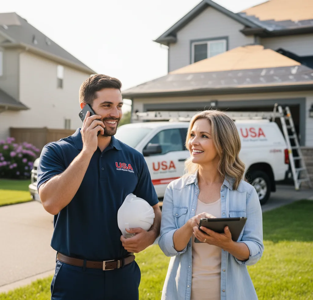 USA Roof Repair Experts customer support in Woolwich